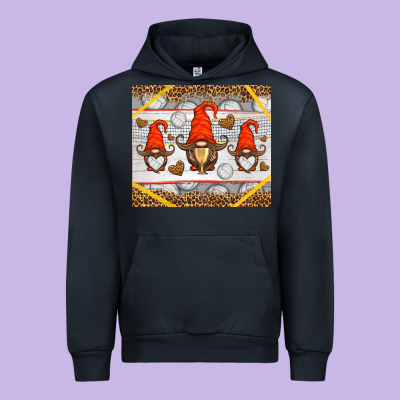 Western Volleyball Gnome Urban Hoodie Designed By Hra Design Shop