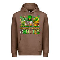 Chestnut St. Patrick's Day shamrockin' with my gnomies Premium Hoodie - Neo Western