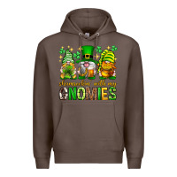 Coffee St. Patrick's Day shamrockin' with my gnomies Premium Hoodie - Neo Western