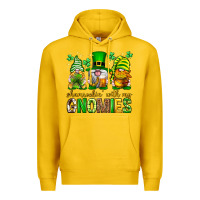 Lemon St. Patrick's Day shamrockin' with my gnomies Premium Hoodie - Neo Western