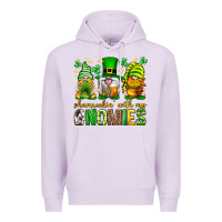 Lilac St. Patrick's Day shamrockin' with my gnomies Premium Hoodie - Neo Western