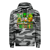 Slate Camo St. Patrick's Day shamrockin' with my gnomies Premium Hoodie - Neo Western