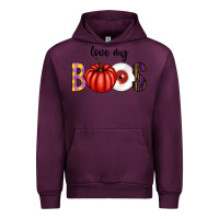 Mauve Wine love my boos Urban Hoodie - CowhideDigitalArt
