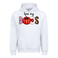 White love my boos Urban Hoodie - CowhideDigitalArt