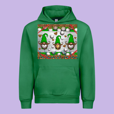 Western Golf Gnome Urban Hoodie Designed By Hra Design Shop