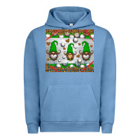 Pigment Pebble Blue western golf gnome Urban Hoodie - HRA Design Shop
