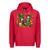 Cardinal St. Patrick's Day donkey Premium Hoodie - Neo Western