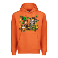 Carrot St. Patrick's Day donkey Premium Hoodie - Neo Western
