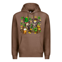 Chestnut St. Patrick's Day donkey Premium Hoodie - Neo Western