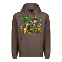 Coffee St. Patrick's Day donkey Premium Hoodie - Neo Western
