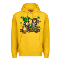 Lemon St. Patrick's Day donkey Premium Hoodie - Neo Western