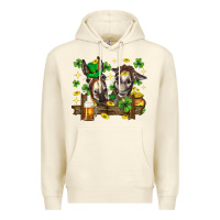 Sandshell St. Patrick's Day donkey Premium Hoodie - Neo Western
