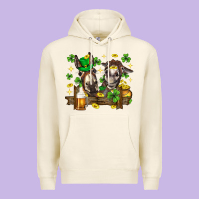 St. Patrick's Day Donkey Premium Hoodie Designed By Neo Western