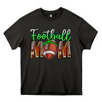 Asphalt football mom Heavy Core Tee - CowhideDigitalArt