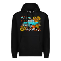 Black farm fresh pumpkin Premium Hoodie - CowhideDigitalArt