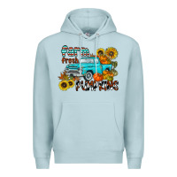 Blue Mist farm fresh pumpkin Premium Hoodie - CowhideDigitalArt