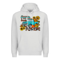 Dove Grey farm fresh pumpkin Premium Hoodie - CowhideDigitalArt