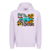 Lilac farm fresh pumpkin Premium Hoodie - CowhideDigitalArt