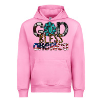 Fuchsia Pink god bless america Urban Hoodie - SublimationCraftShop