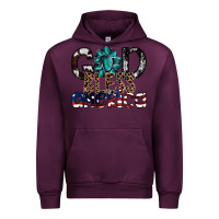 Mauve Wine god bless america Urban Hoodie - SublimationCraftShop