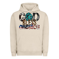 Pigment French Oak god bless america Urban Hoodie - SublimationCraftShop