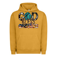 Pigment Peanut Butter god bless america Urban Hoodie - SublimationCraftShop