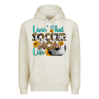 Oatmeal Heather livin' that soccer mom life Premium Hoodie - HRA Design Shop