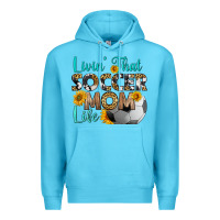 Ocean Blue livin' that soccer mom life Premium Hoodie - HRA Design Shop