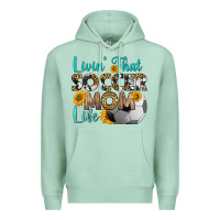 Seafoam livin' that soccer mom life Premium Hoodie - HRA Design Shop