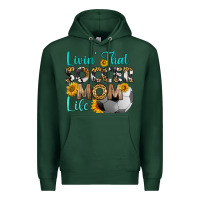 Sports Green livin' that soccer mom life Premium Hoodie - HRA Design Shop