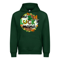 Forest Green One lucky mama  St. Patricks Day Urban Hoodie - Neo Western