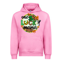 Fuchsia Pink One lucky mama  St. Patricks Day Urban Hoodie - Neo Western