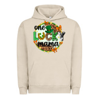 Pigment French Oak One lucky mama  St. Patricks Day Urban Hoodie - Neo Western