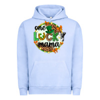 Pigment Grape Ice One lucky mama  St. Patricks Day Urban Hoodie - Neo Western
