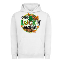 Pigment Lunar Rock One lucky mama  St. Patricks Day Urban Hoodie - Neo Western