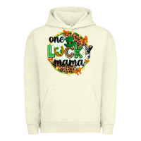 Pigment Pistachio One lucky mama  St. Patricks Day Urban Hoodie - Neo Western