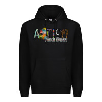 Black autism awareness Premium Hoodie - SublimationCraftShop