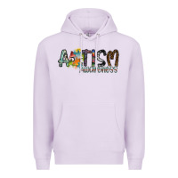 Lilac autism awareness Premium Hoodie - SublimationCraftShop