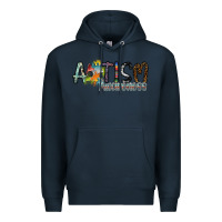 Navy autism awareness Premium Hoodie - SublimationCraftShop