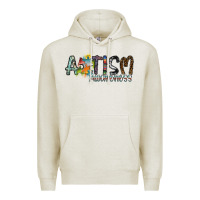 Oatmeal Heather autism awareness Premium Hoodie - SublimationCraftShop