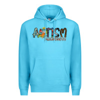Ocean Blue autism awareness Premium Hoodie - SublimationCraftShop