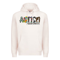 Pale Pink autism awareness Premium Hoodie - SublimationCraftShop
