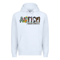 White autism awareness Premium Hoodie - SublimationCraftShop