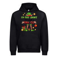 Black im not  im just a tall elf Urban Hoodie - FaDigitalArtStudio