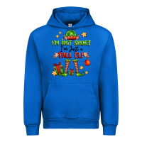 Cobalt im not  im just a tall elf Urban Hoodie - FaDigitalArtStudio