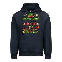 Navy im not  im just a tall elf Urban Hoodie - FaDigitalArtStudio