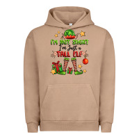Pigment Burro im not  im just a tall elf Urban Hoodie - FaDigitalArtStudio