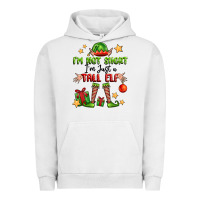 Pigment Lunar Rock im not  im just a tall elf Urban Hoodie - FaDigitalArtStudio