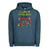 Pigment Midnight Navy im not  im just a tall elf Urban Hoodie - FaDigitalArtStudio
