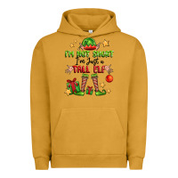 Pigment Peanut Butter im not  im just a tall elf Urban Hoodie - FaDigitalArtStudio